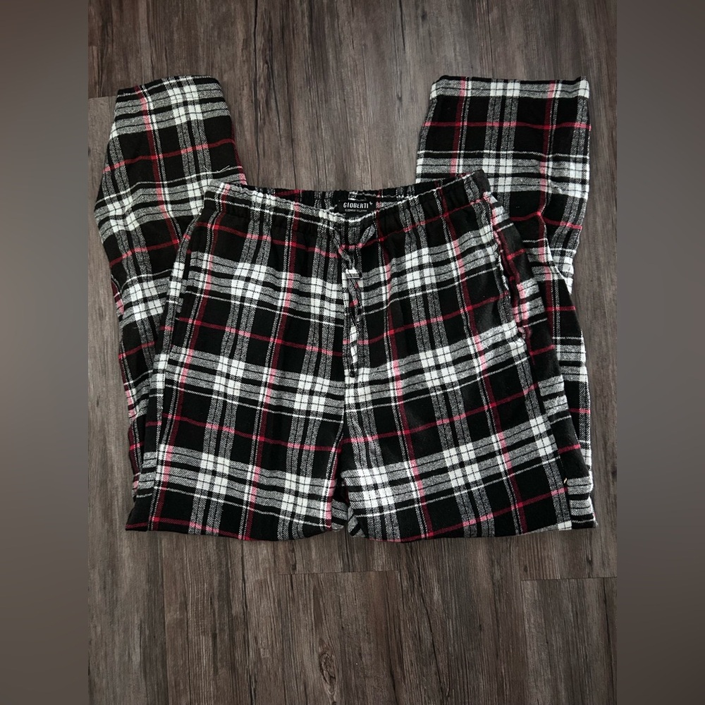 Gioberti- Men’s red and black plaid pajama pants